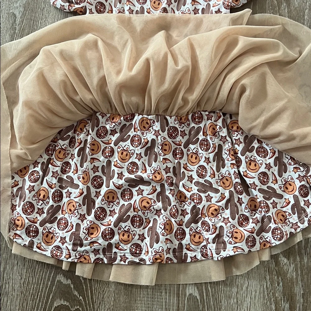 Dream Big Little Co Bamboo Western Dreamzzz Tutu Dress size 7/8